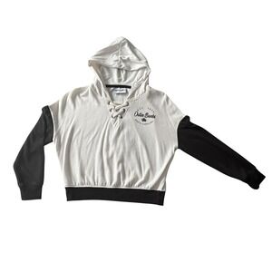 Memories Women's Large Outer Banks North Carolina Hoodie Sweatshirt Black White